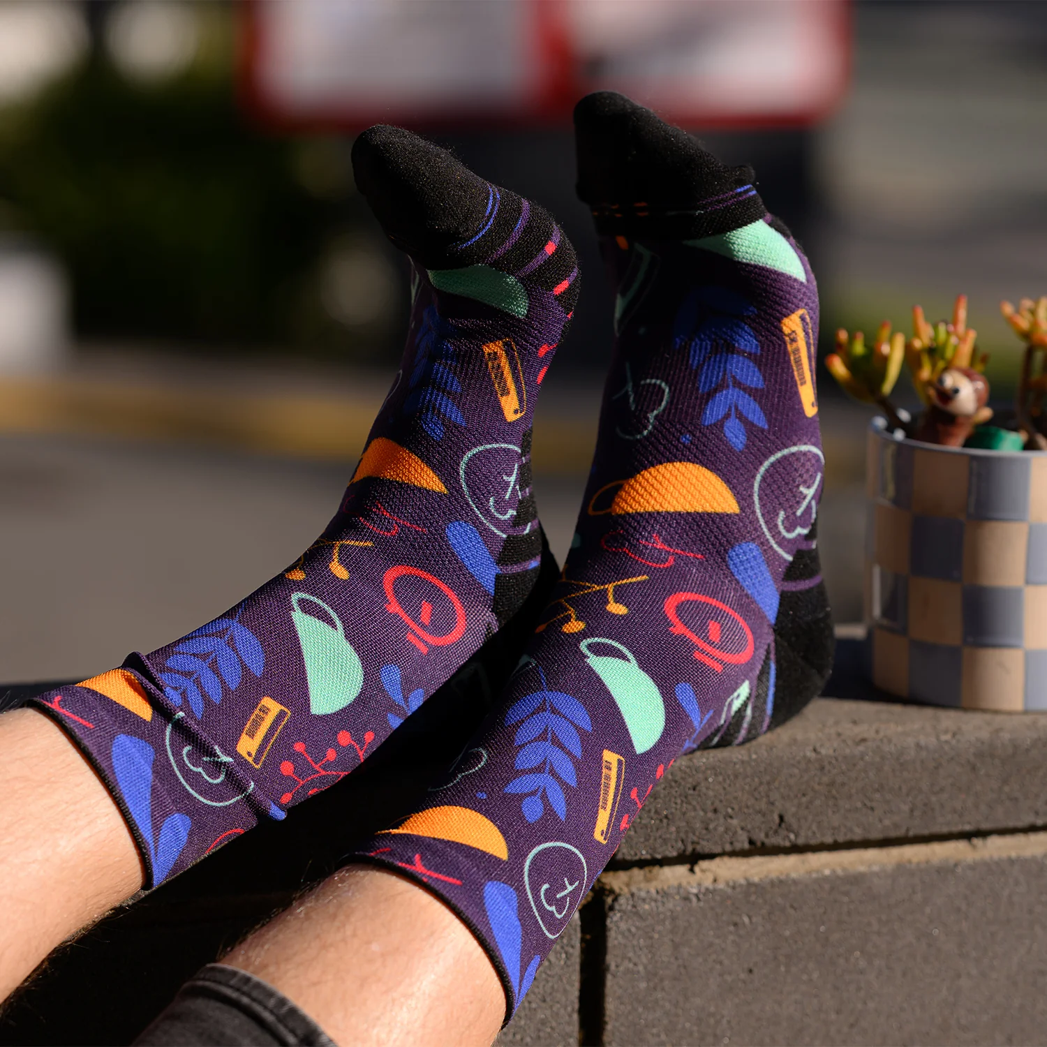 Crew Length parkrun Patterned Socks - Image 4